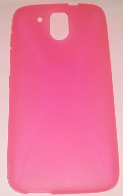 Силиконови гърбове Силиконови гърбове за HTC Силиконов гръб ТПУ X-Case за HTC Desire 526G dual sim / 526 / 526G+ розов